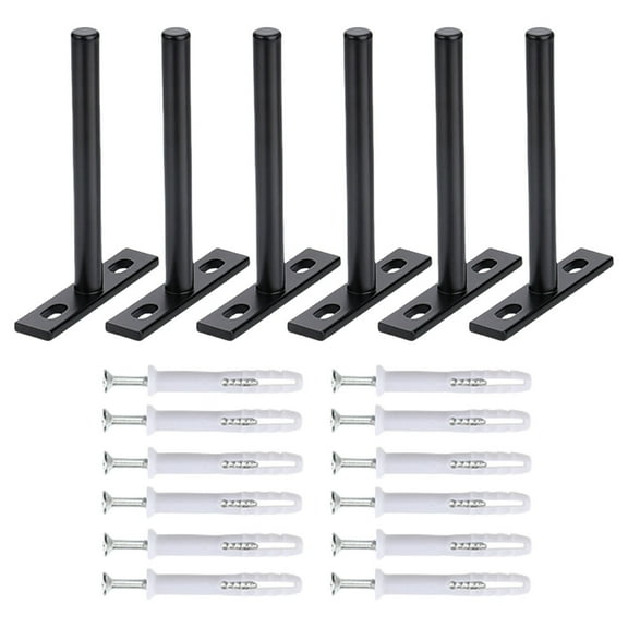 4/6/8pcs Heavy Duty Wall Mounted Folding Table Shelf Brackets for Home Storage