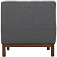 thumbnail image 4 of Panache Living Room Set Upholstered Fabric Set of 3 - Gray, 4 of 7