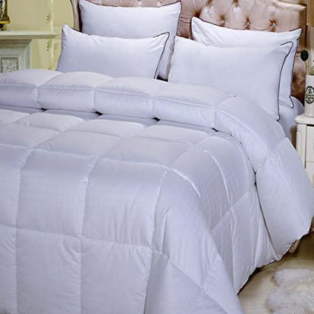 Luxury Oversized Overfilled Dobby Checkered 300 Thread Count 100