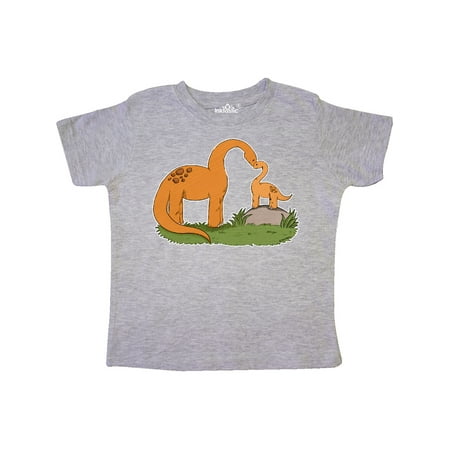 

Inktastic Cute Heart Brontosaurus Family Gift Toddler Boy or Toddler Girl T-Shirt