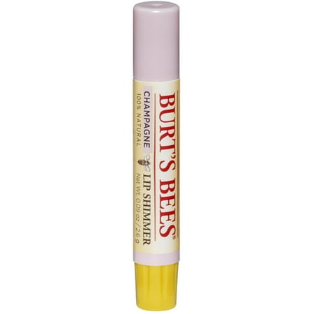 Burt's Bees Lip Shimmer, Champagne 0.09 oz (Pack of 4)