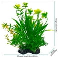 thumbnail image 2 of Artificial Aquarium Plants Decoration Fish Tank Ornaments No Plant Required Safe For All Creatures Weighted Base Stable Standing Long Lasting Color Underwater World, 2 of 3