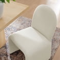 thumbnail image 5 of Modway Junia Arch Armless Dining Chair in Cream, 5 of 10