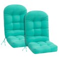 thumbnail image 3 of YEERSWAG 2pc 49x20x4.5 inch Adirondack Chair Cushion,Weather Resistant Chair High Back Indoor Outdoor Patio Tufted Lounge Cushion Seat Pads,Non Slip Rocking Chair Cushion with Ties, 3 of 8