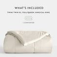 thumbnail image 5 of Breathable Cool Comforter All Season Lightweight Down-Alternative Solid Ivory for King Size Bedding by Comfort Canopy, 5 of 10