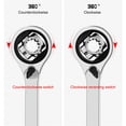 thumbnail image 3 of Phyun Universal 8 In 1 Ratchet Handle Wrench 8 Ratchet Sockets Switchable Tiger Wrench Double Head Spanner Car Repair Hand Tools, 3 of 5