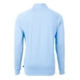 thumbnail image 3 of Men's Cutter & Buck  Heather Powder Blue Los Angeles Chargers  Adapt Eco Knit Quarter-Zip Pullover Top, 3 of 3