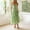 Green, variant on Ayolanni Ankle-Length Casual Dresses for Women Plus Size Halter Green Solid Dresses Church Dresses for Ladies L
