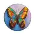 thumbnail image 2 of Balery Oil Painting Beautiful Butterflytire Cover Waterproof Dust-Proof, Universal Spare Wheel Tire Cover For Trailer, Rv, Suv Truck And Vehicle Camper Accessories-14 Inch, 2 of 9