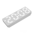 thumbnail image 1 of Reloj despertador electrónico ANGGREK compacto blanco para dormitorio, 1 of 8