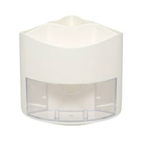 Rotating Pen Pencil Holder 360-Degree with Drawer, 5 Compartments Desk Stationary Cosmetic Makeup Brushes Holder for Dressing Table, Home, office, Desktop