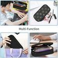 thumbnail image 7 of TEQUAN Large Capacity Pencil Case, Gold Evil Talisman Eyes Pattern Pencil Pouch 2 Compartments Pencil Bag (Black), 7 of 7