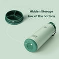 thumbnail image 3 of BOTTLE BOTTLE 24 oz sports water bottle stainless steel insulated water bottle with straw and pills holder green, 3 of 7