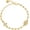 C-cross, variant on Gold-Plated Rose Rosary Cross Bracelet, Virgin Mary Catholic Women's Confirmation and Baptism Gift