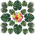 thumbnail image 2 of Ounissouiy 10 Bolsas de Arreglo Verde con Hojas Traseras de Tortuga Simuladas, 2 of 6