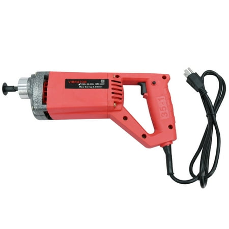 

Electric Concrete Vibrator Hand Held Button Remover with 800W Power + 1.2M Hose - Speed Up Construction and DIY Projects