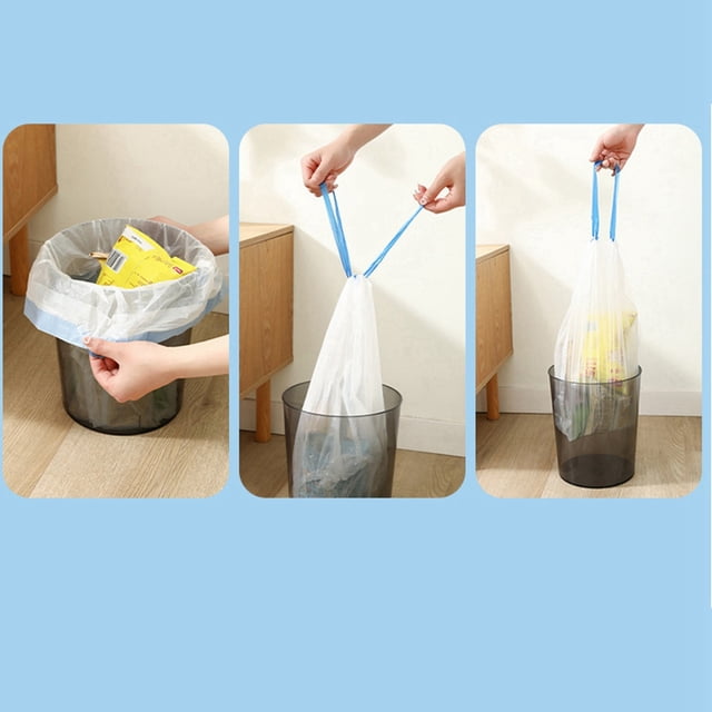 WIFKLSIIPG Drawstring Bags Strong and Convenient Disposable Bags for Home Use