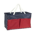 thumbnail image 4 of Household Essentials Red, White, and Blue Krush Container All-Purpose Utility Tote with Pockets, 4 of 12
