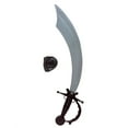 thumbnail image 2 of Rhode Island Novelty 19" Caribbean Pirates Cutlass Costume Accessory Sword With Free Eye Patch, 2 of 2