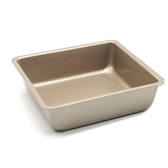 ACDANC 4 Inch Mini Square Cake Pan, Eco-Friendly Baking Dish for Bread, Brownies, Desserts, Non-Stick Bakeware