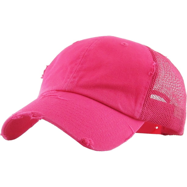 Mesh Vintage White Baseball Cap