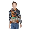 thumbnail image 4 of Scooby Doo Hooded Hoodies for Girls Boys, Kids Pullover Hooded with Pocket, Casual 3D Print Long Sleeve Sweatshirt Hoodies, 4 of 6