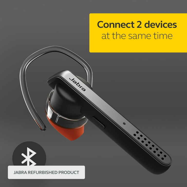 Wafel dauw Gelijkmatig Jabra Talk 45 Black Bluetooth Mono Headset (Manufacturer Used) - Walmart.com