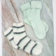 thumbnail image 5 of Lush N Plush 2 pack slipper socks - Rose N Shea Butter, Sun, 5 of 10