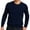 Navy, variant on Marquis Men's Modern Fit Crew-Neck Pullover Cotton Sweater  Colors