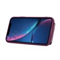 thumbnail image 5 of Nalacover Ring Holder Kickstand Case for iPhone XR 6.1" Crossbody Wallet Case with Credit Card Slots, Lanyard Shoulder Strap Premium PU Leather Wrist Hand Strap Cover, Deeppurple, 5 of 10