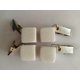 thumbnail image 2 of Pesas para manteles, piedras colgantes para manteles con abrazadera de Clip de Metal, perchas de cubos de mármol para manteles pesados, clips de acero inoxidable(Blanco)(10 piezas), 2 of 3