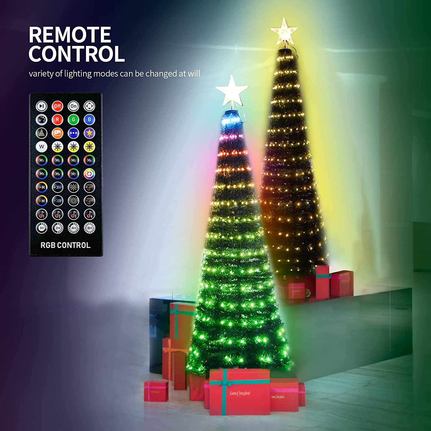 Remote Control Panel LED Christmas Decoration Ttl Smart Tree Light
