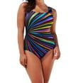 thumbnail image 5 of One Piece Swimsuit for Women Plus Size Swimming Costume Padded Monokini Swimwear Push Up Sets, 5 of 5
