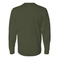 thumbnail image 3 of Fruit of the Loom Men's Long Sleeve Crewneck Cotton t-Shirt 4930, 3 of 5