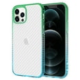 thumbnail image 1 of iPhone 12 Pro Max Case 6.7", Hard Plastic Translucent Matte Case, Durable Silicone Cover, Slim Thin Lightweight Protector, Shockproof Phone Case for Apple iPhone 12 Pro Max 6.7 Inch 2020 (Green Blue), 1 of 6