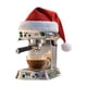 thumbnail image 2 of pstuiky Colgante de café con gorro de Papá Noel, decoración navideña para fiestas, colgante para árbol de Navidad, 2 of 5