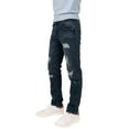thumbnail image 3 of RAW X  Boy's RawX Rip and Repair Jeans, Dk Stone, 16, 3 of 6
