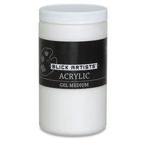 Blick Artists Acrylic Medium - Blick Acrylic Gel Medium, 32 oz