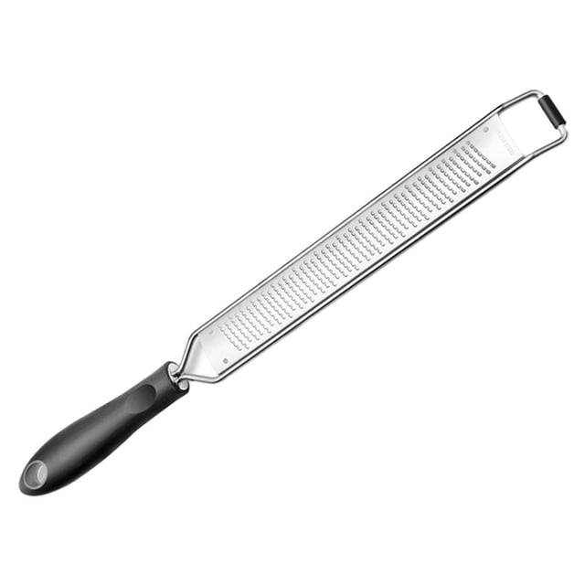 Acero Inoxidable Rallador De Queso Mango Largo Rebanador De Mano Chocolate Lemon Zester Utensilios De Cocina Vogacara HA045465-01