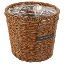 Zehuanyu  Garden Orchid Plant Pot Hand Woven Basket Rural Style Decoration