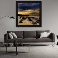 thumbnail image 3 of PhotoINC Studio 20x20 Black Modern Wood Framed Wall Art Titled - Rocks on Beach, 3 of 6