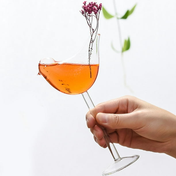 Verre à cocktail en forme de fleur