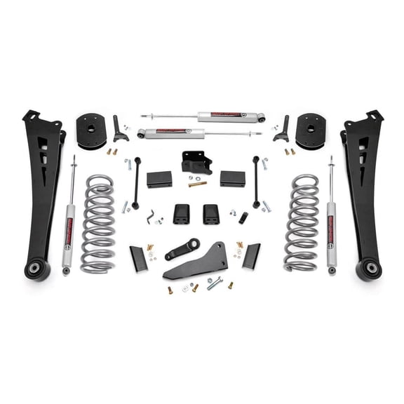 Rough Country 5" Lift Kit (fits) 2014-2018 Ram Truck 2500 4WD | Gas | N3 Shocks | Radius Arms Suspension System | 373.20