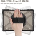 thumbnail image 4 of Case for Microsoft Surface Pro 7 Plus/Pro 7/Pro 6/Pro 5/Pro 4 with Rotating Kickstand and Adjustable Hand Strap, Heavy Duty PC TPU Hybrid Protective Cover, 4 of 8