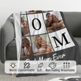thumbnail image 6 of Custom Blanket with Photo Personalized Blankets and Throws Picture Blanket for Birthday Christmas Valentine Customized Gifts for Mom Dad Couple Girlfriend Boyfriend Wife Husband, 6 of 6