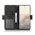thumbnail image 6 of Compatible with Google Pixel 6 Wallet Case, Detachable Outer Pouch PU Leather Flip Folio Case with Card Holders RFID Blocking Kickstand [Shockproof TPU Inner Shell] Phone Cover,Black, 6 of 7