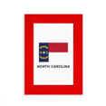 thumbnail image 1 of American State Flag Outline North  Picture Display Art Red Photo Frame, 1 of 4