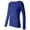 Blue, variant on Think Medical Women's Silky Long Sleeve Underscrub T-Shirt