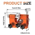 thumbnail image 3 of Chain Sharpener Portable Hand Crank Chain Sharpener Set for Chainsaw Chain Sharpening Fast Accurate Guided Grinding System Wide Compatibility Aluminum Alloy , 1 Chain Grinder + 1 Grinding Head, 3 of 5