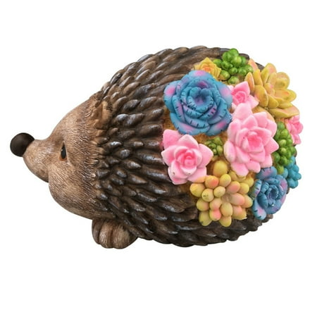 

Resin Hedgehog Garden Lamp Adornment Solar Powered Animal Garden Decorative Lamp